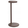 Oblique table lamp  – brown