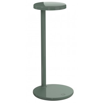 Oblique table lamp  – salvia