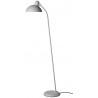 grey / brass - tillable - floor lamp Kaiser idell - 6556-F