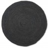 SOLD OUT Eternal Jute Round Rug – Black - Large - Ø240 cm