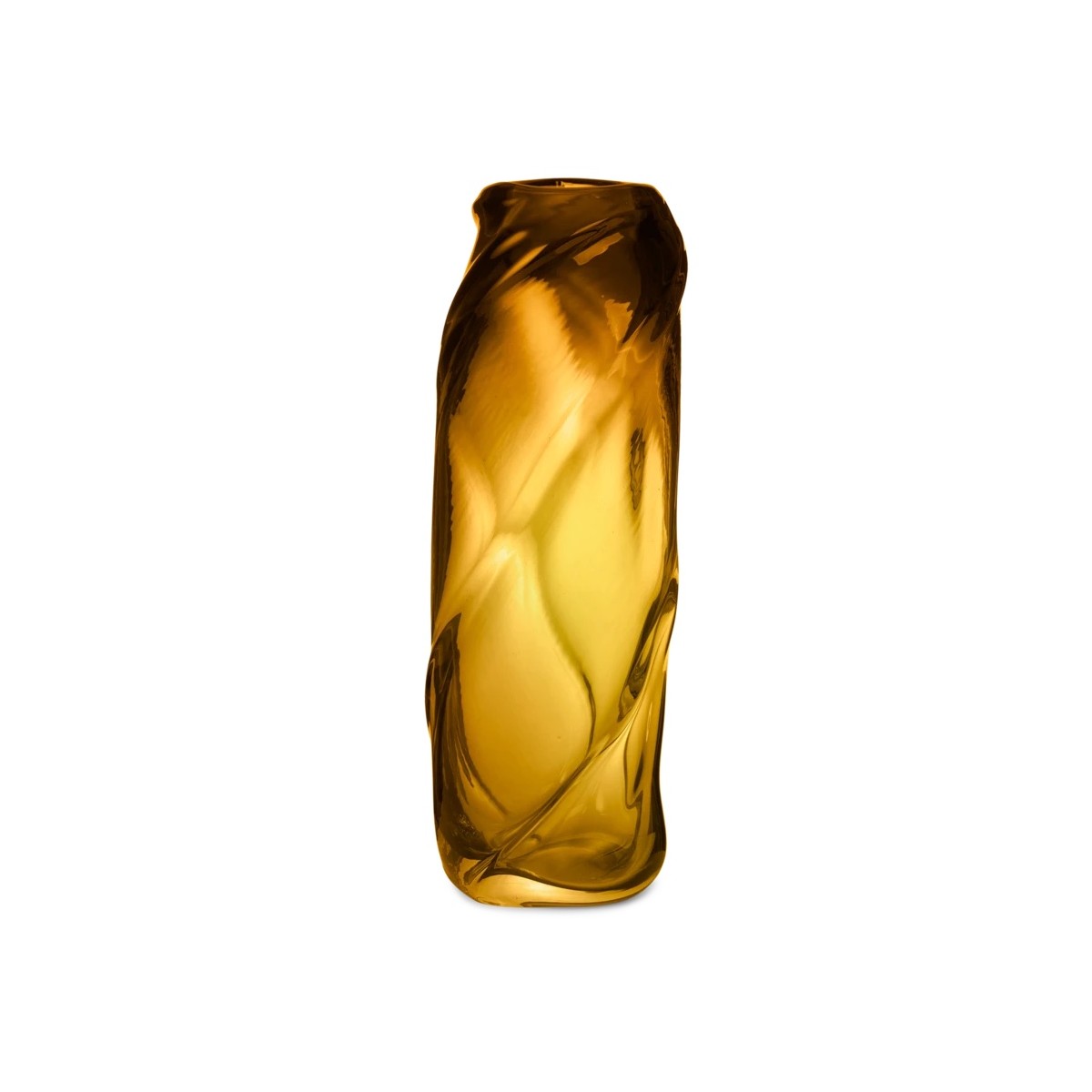 Water Swirl  vase – Amber