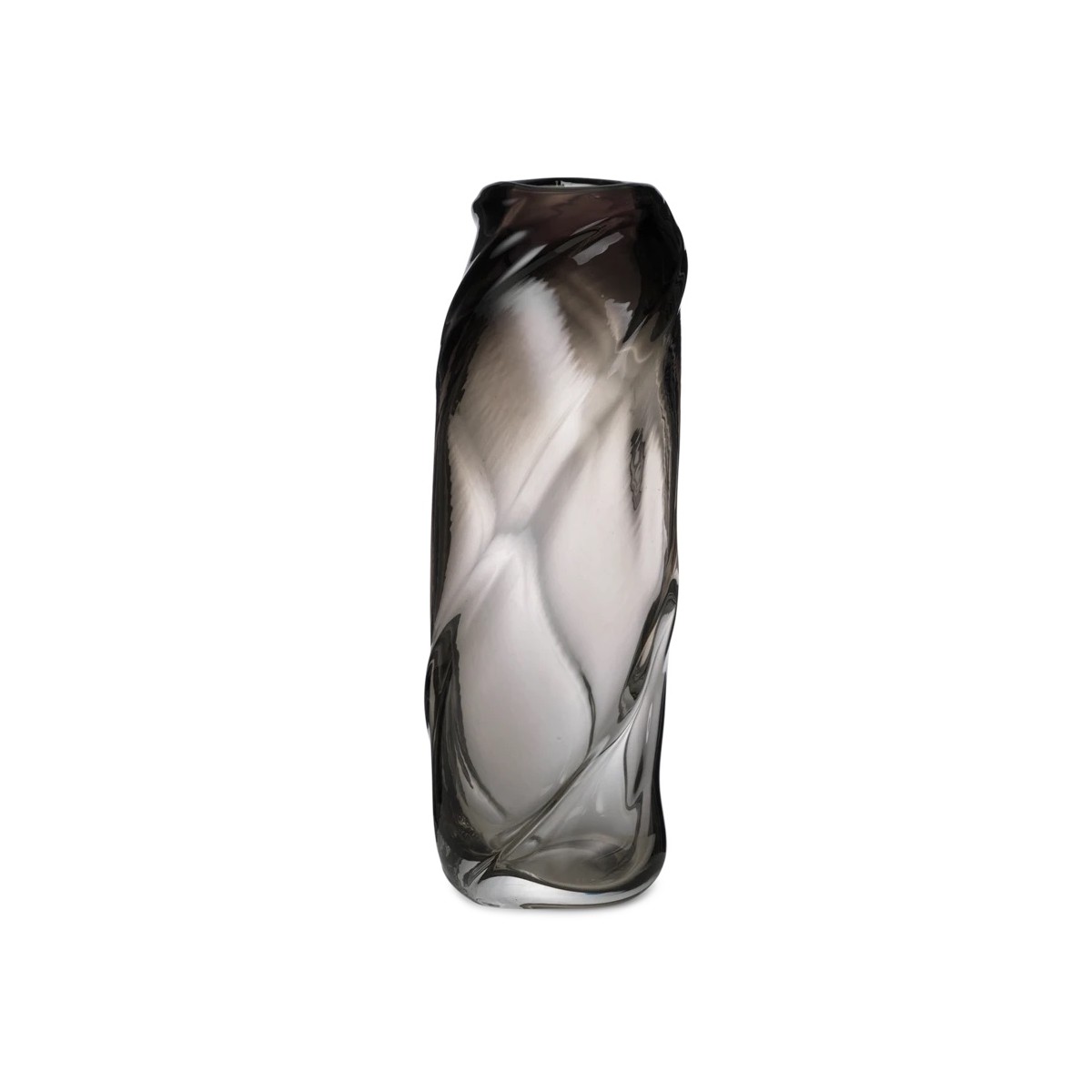 vase Water Swirl  – Gris fumé