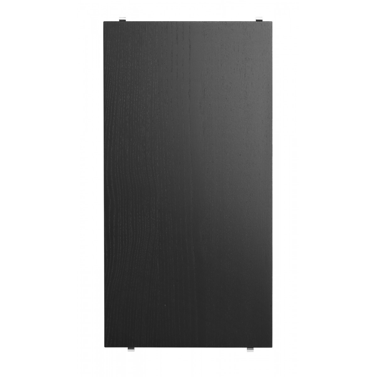 58x30cm - 3 étagères - Frêne teinté noir