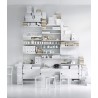 78x30cm - 3-pack shelves - White