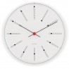 Bankers wall clock - 29cm - white dial