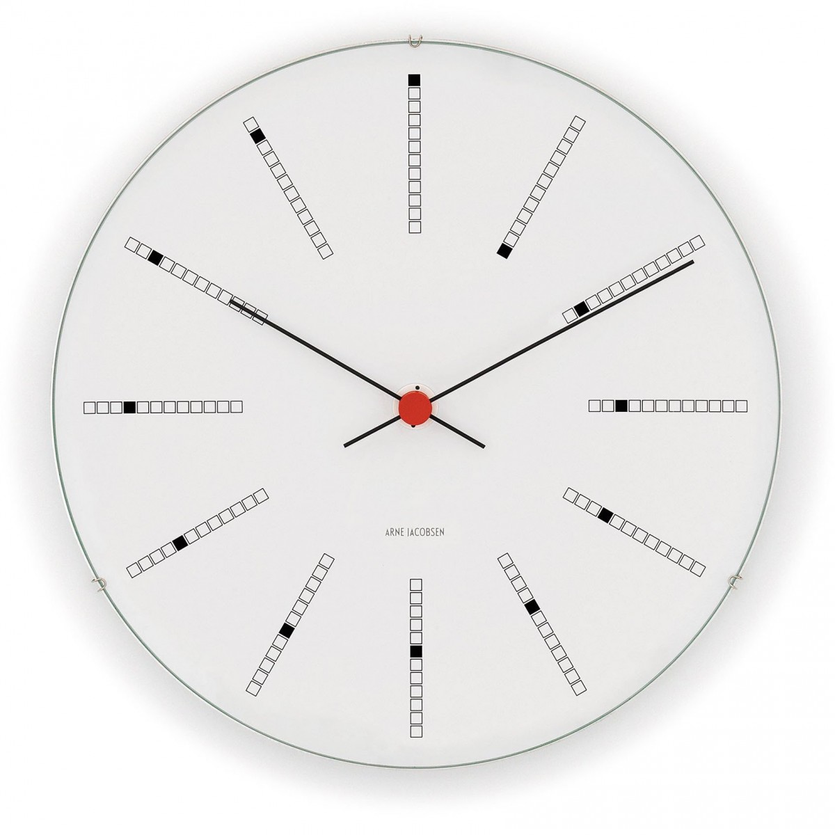 Bankers wall clock - 48cm - white dial