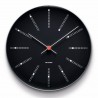 Bankers wall clock - Ø29 cm - black dial