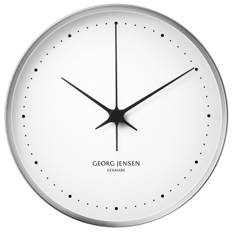 Horloge Koppel - Ø30cm - acier Inoxydable, cadran blanc