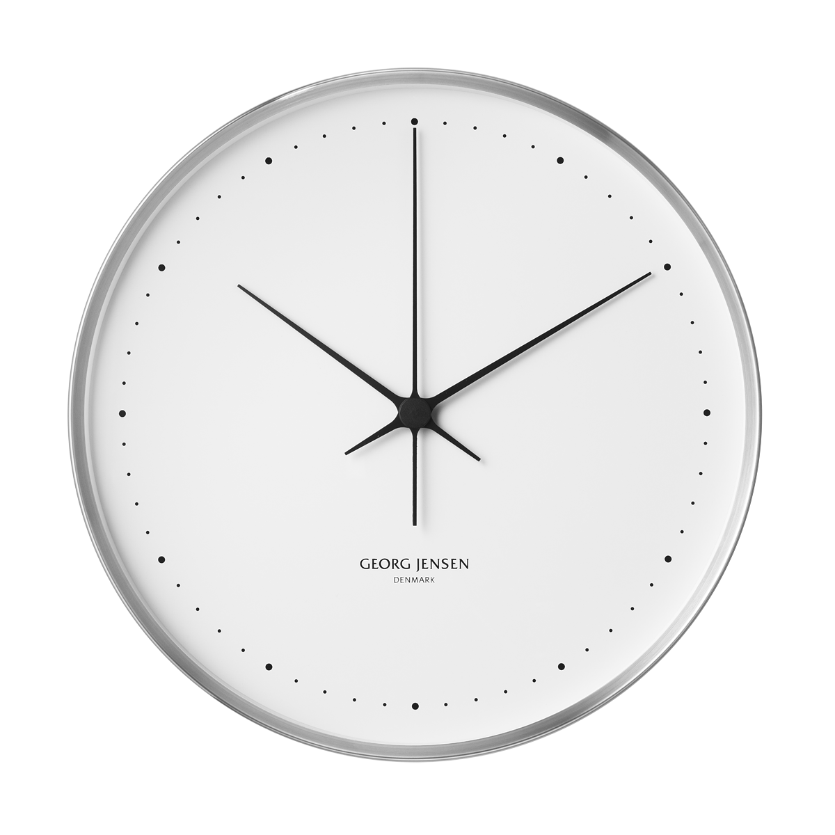 Horloge Koppel - Ø40cm - acier Inoxydable, cadran blanc