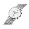 Koppel 41mm - quartz, chronographe, cadran blanc, bracelet métal