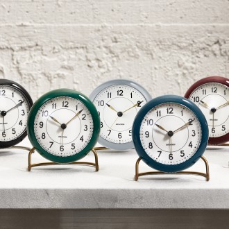AJ Station alarm clock - black - Arne Jacobsen