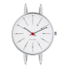 Bankers watch - Ø30 or Ø34 mm - steel/white, bangle