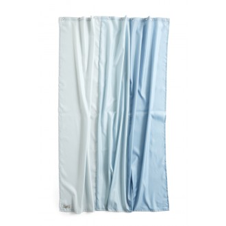 Shower curtain Aquarelle - ice blue