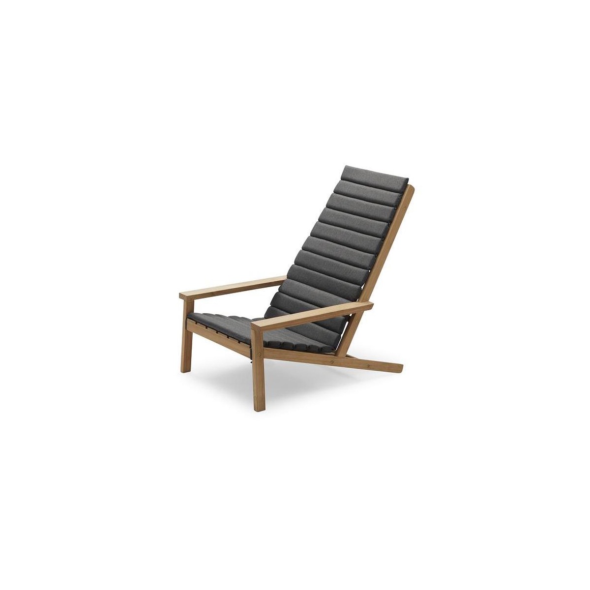 Charcoal Cushion for Between Lines Deck Chair – Skagerak