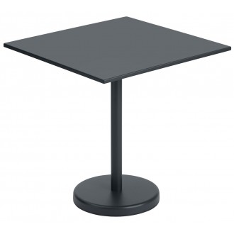 table 70x70 black - Linear Steel