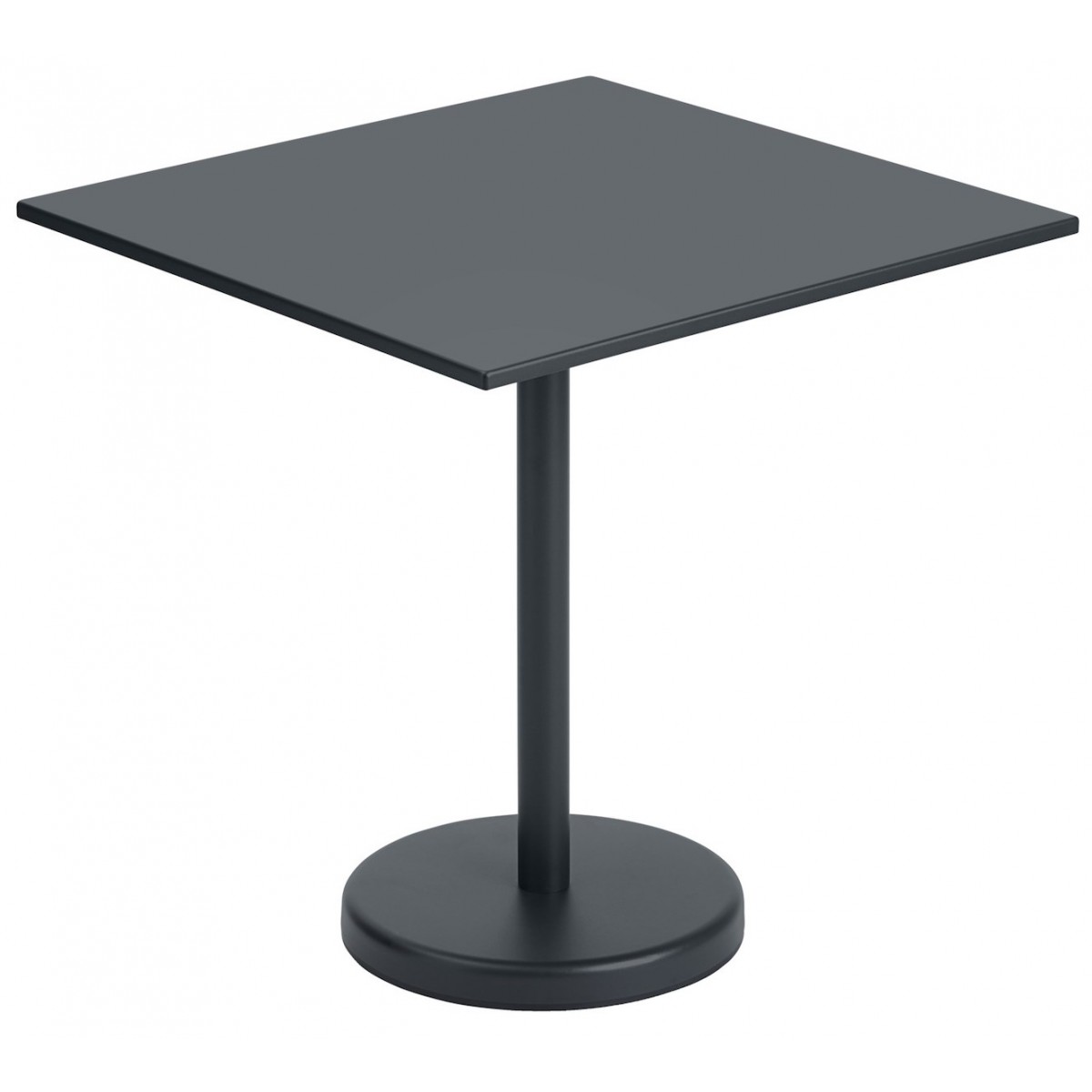 table 70x70 noire - Linear Steel