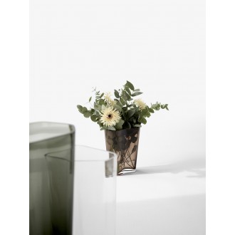 Glass Vase – SC37 – caramel – Collect series