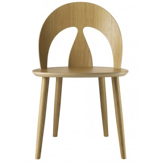 J45 chair – natural lacquered oak