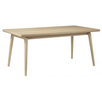 C65 Åstrup table – 170/270 x 90 cm – clear lacquered oak