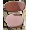 VerPan, Série 430 barchair - Seat height 65cm - black legs / upholstery Byram 0621 (price cat. 9) - OFFER