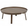 chêne teinté brun foncé - XL - Table Around