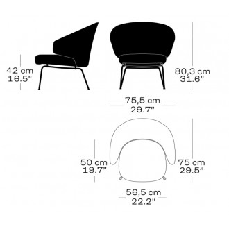 fauteuil Let base métal – SH210