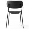 without armrests - black oak / black frame - Co chair