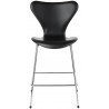 Essential black leather - Series 7 bar/counter stool