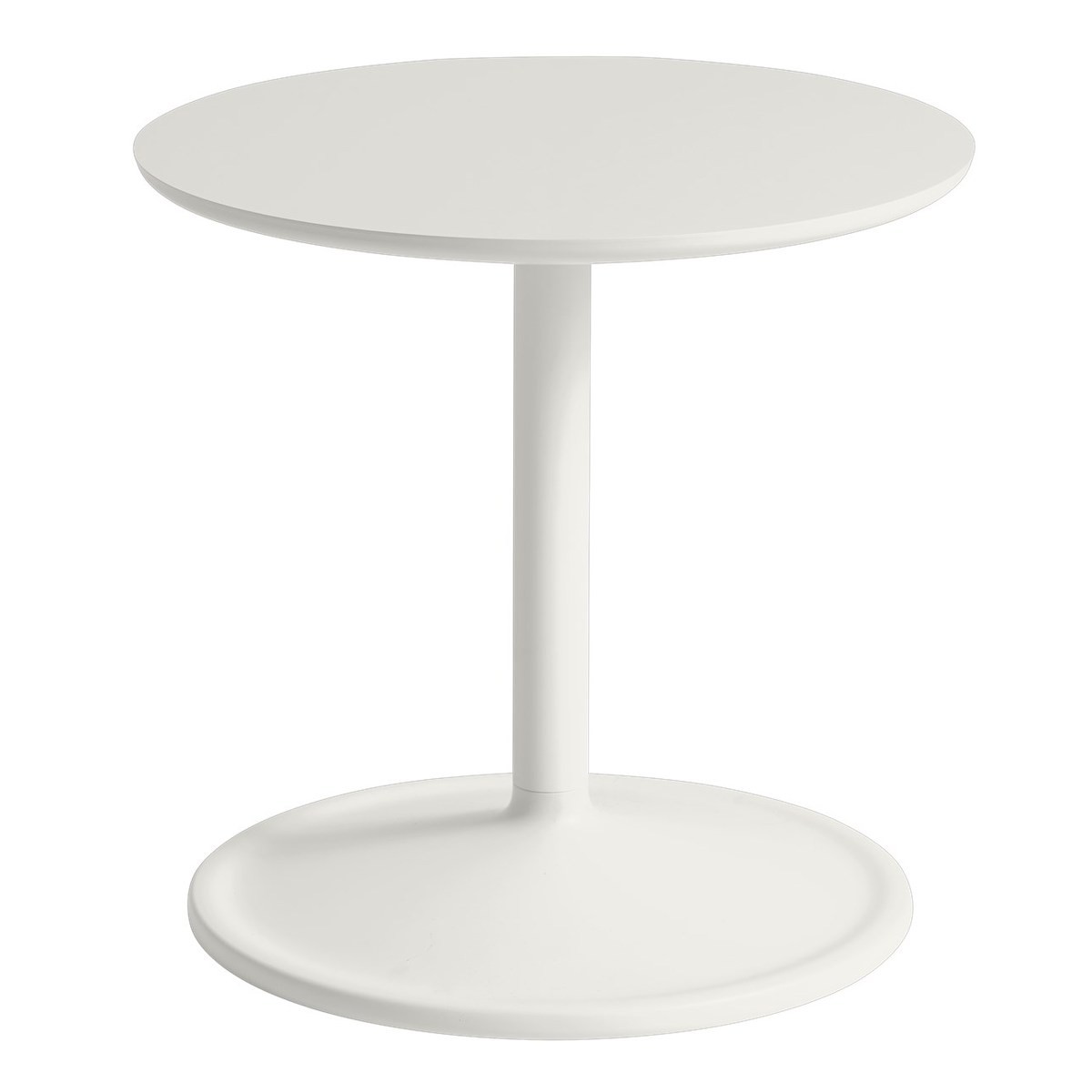Off white - Ø41cm, H40cm - Soft side table