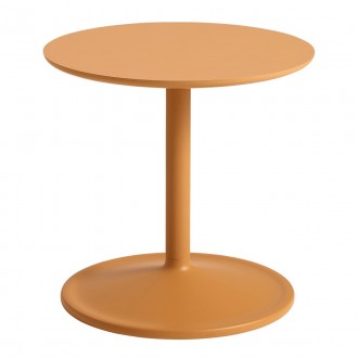 Orange - Ø41cm, H40cm - Soft side table