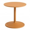 Orange - Ø41cm, H40cm - Soft side table