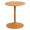 Orange - Ø41cm, H48cm - Soft side table