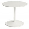Off white - Ø48cm, H40cm - Soft side table