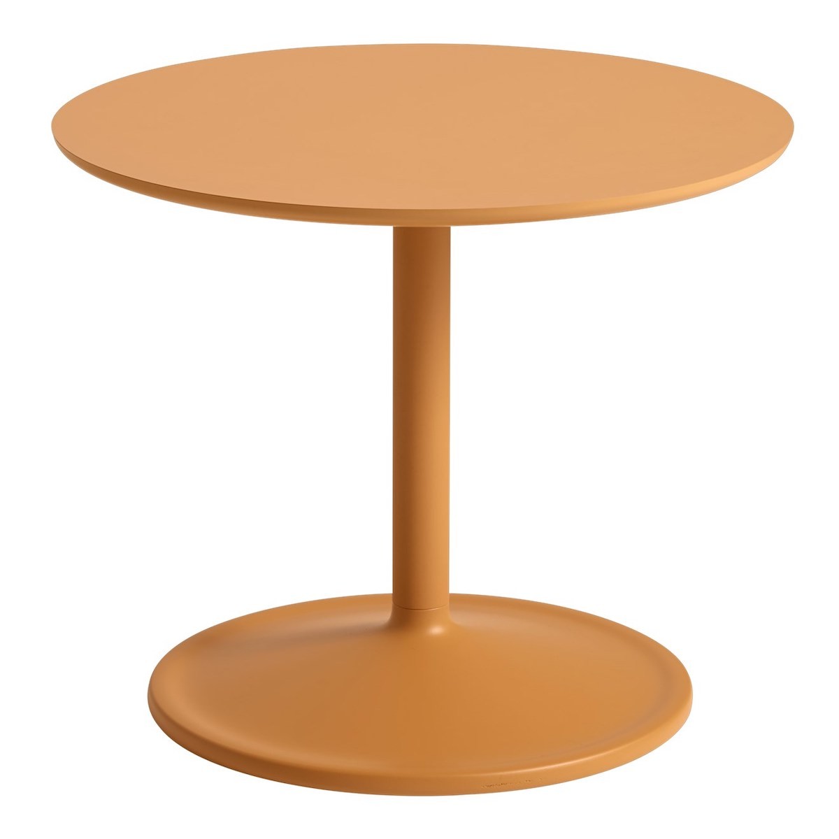 Orange - Ø48cm, H40cm - Soft side table