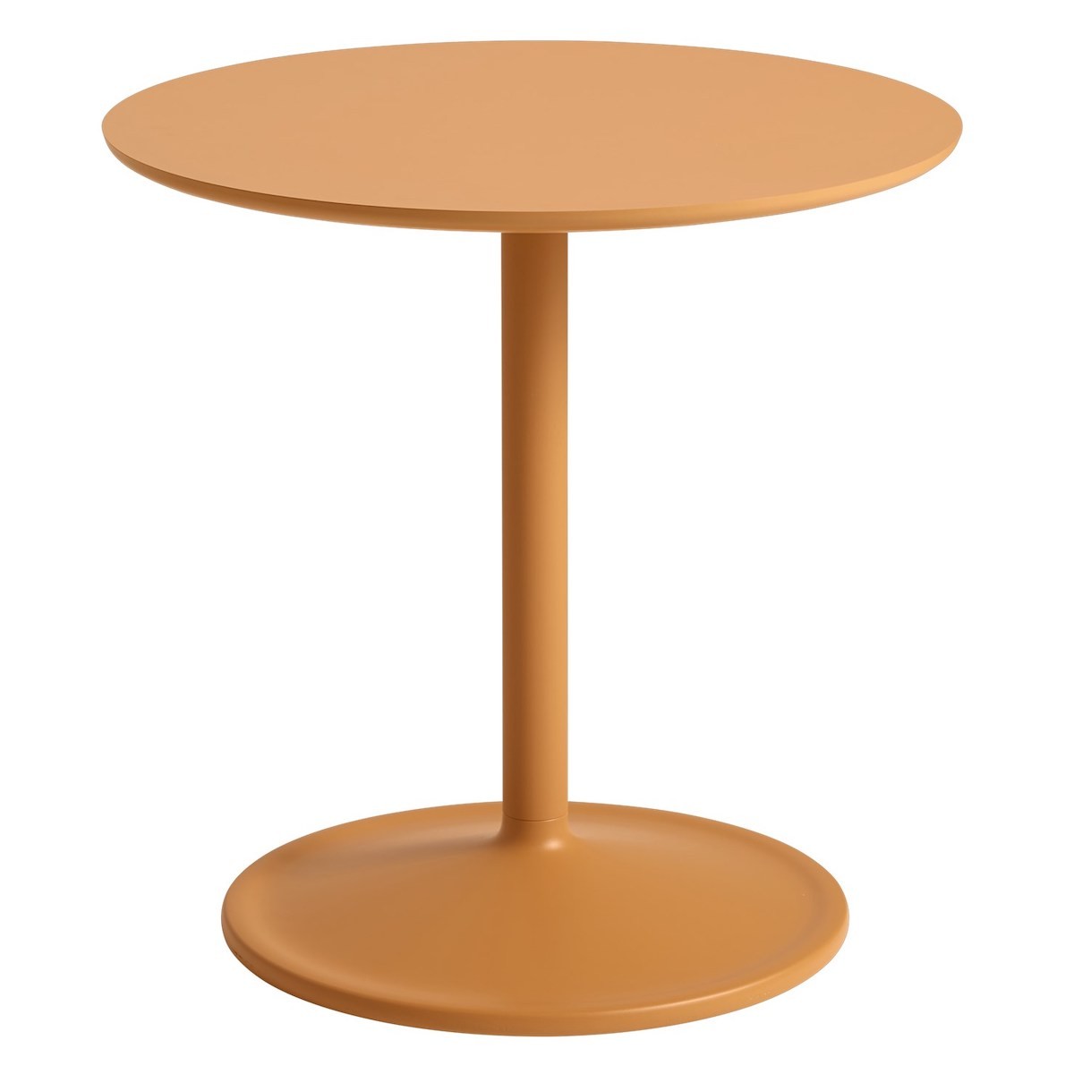 Orange - Ø48cm, H48cm - Soft side table