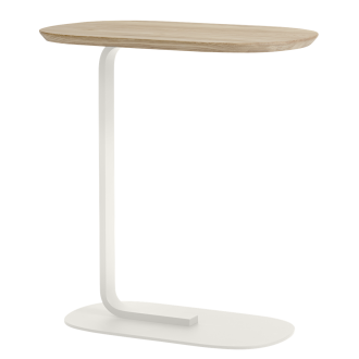 H60,5cm - solid oak / off white - Relate side table