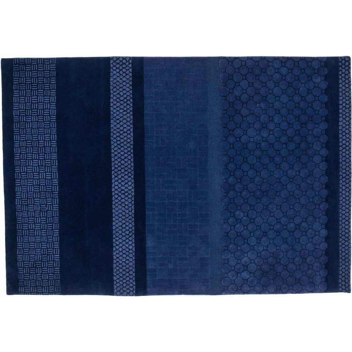 170x240cm - bleu - tapis Jie