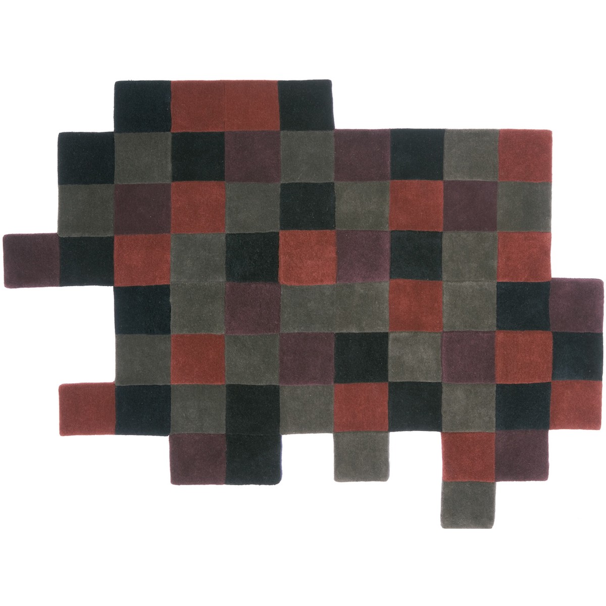 nuances de rouge - tapis Do-Lo-Rez 2 - 207 x 253 cm