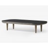 smoked oiled oak + Nero Marquina marble - Fly coffee table SC5