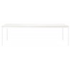 Blanc (stratifié) / Bois / Blanc – Table Base 250 x 90 x H73 cm