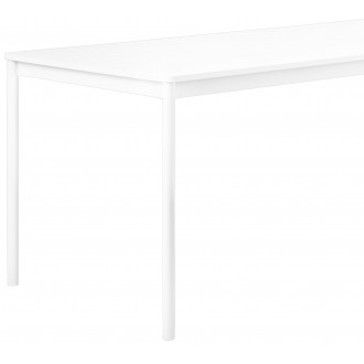 Blanc (stratifié) / Blanc / Blanc – Table Base 250 X 110 X H73 cm