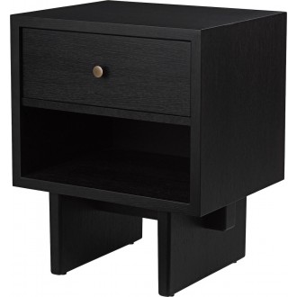 Private side table – brown/black