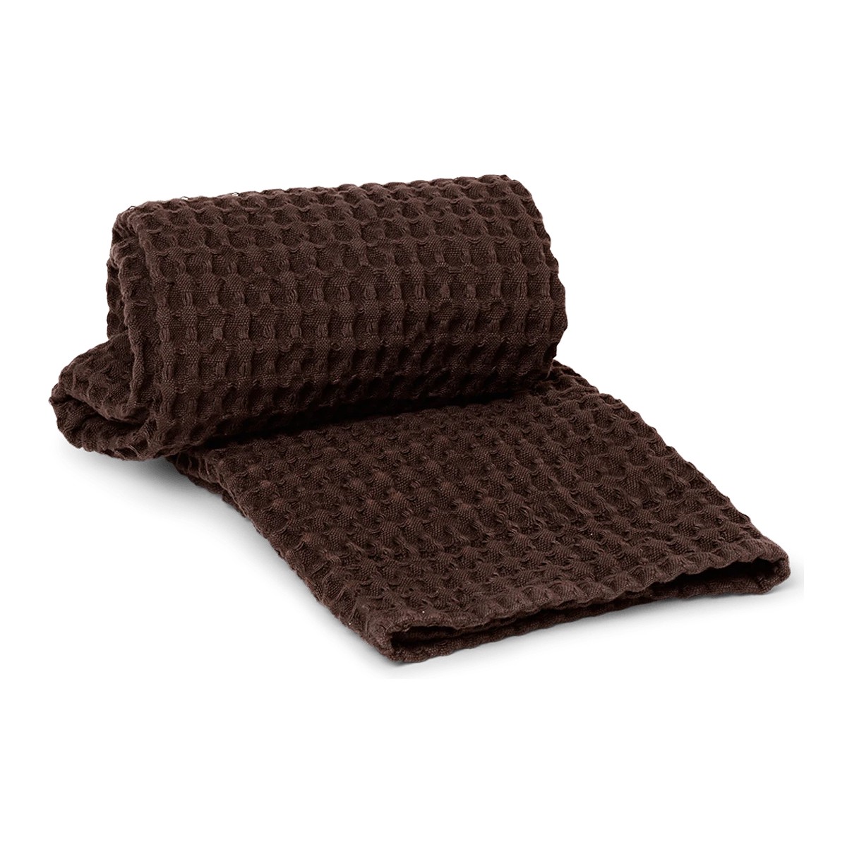 50 x 100 cm - chocolat - Organic hand towel