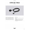 E27 Cord Set – Table lamp – 2.40 m