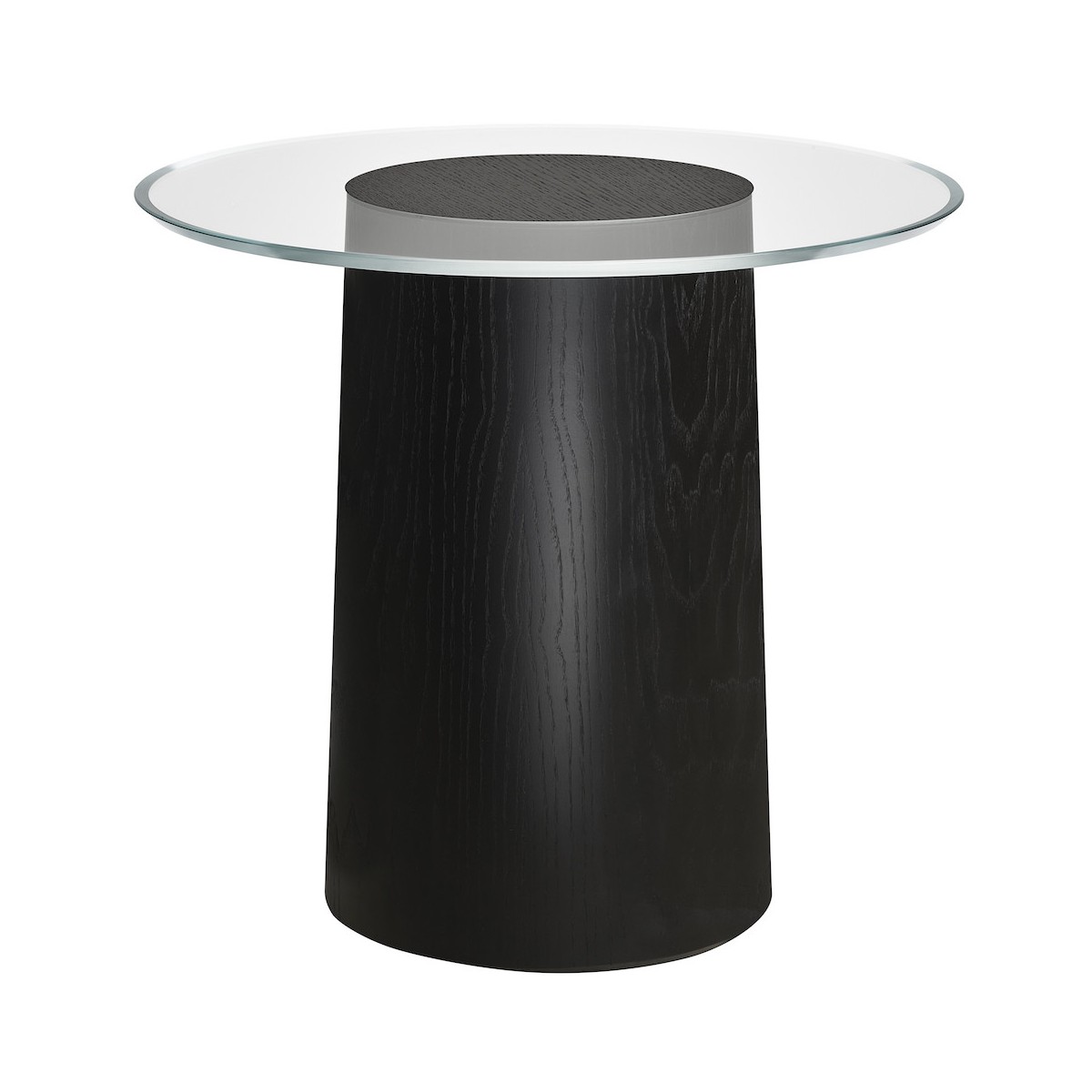 Black coloured ash - STUB - Fritz Hansen side table