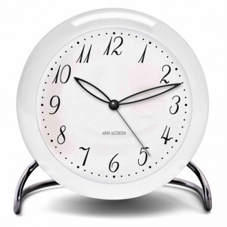 AJ LK alarm clock - white - Arne Jacobsen