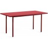red / maroon-red - 160x82xH74 cm - TWO-COLOUR table