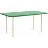 vert / ivoire - 160x82xH74 cm - table TWO-COLOUR