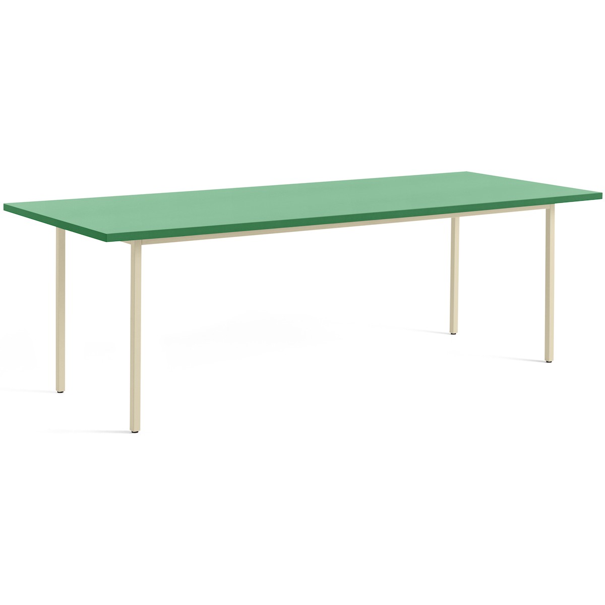 vert / ivoire - 240x90xH74 cm - table TWO-COLOUR