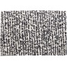 250x350cm - Manuscrit rug - Black On White collection